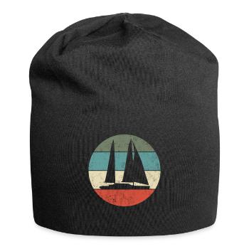 Sailboat - Jersey Beanie - black - Front