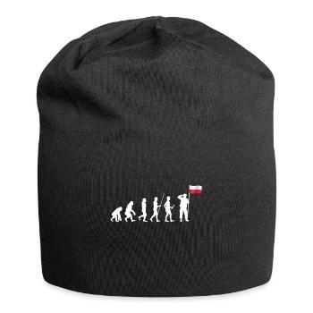 Pologne - Bonnet en jersey - noir - Devant