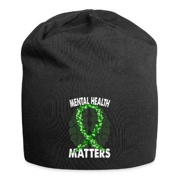 Santé mentale - Mental Health Matters - Bonnet en jersey - noir - Devant