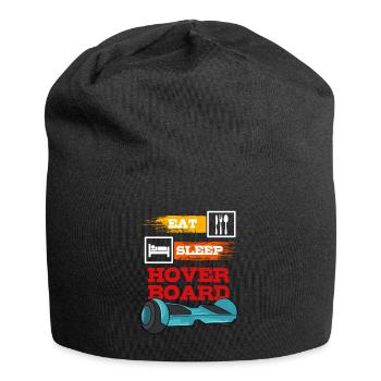 Hoverboard Jeune Cadeau, Eat, Sleep - Bonnet en jersey - noir - Devant