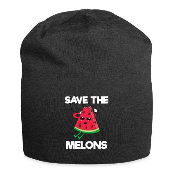 Melon Pastèque Save the planet earth Melons - Bonnet en jersey - charbon - Devant
