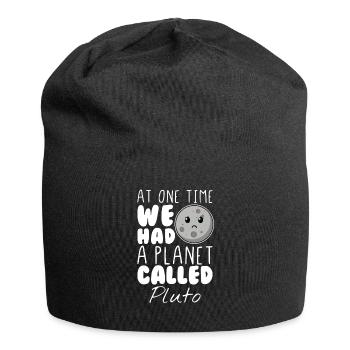 Pluton Planet Humorous Galaxy Blague - Bonnet en jersey - noir - Devant