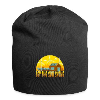 Lass Die Sonne Scheinen Solar Erneuerbare Energie - Jersey-Beanie - Schwarz - Vorne