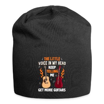 Guitarist Guitar Player Guitar - Jersey Beanie - black - Front