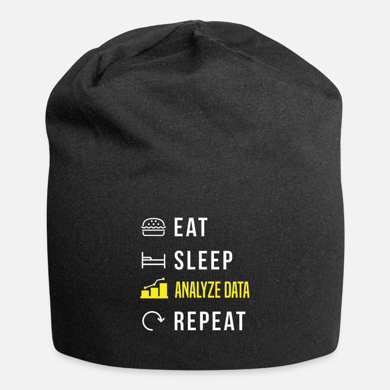 Data Analytics Data Engineering for a Data - Jersey Beanie - black