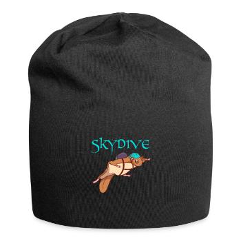Wingsuit Skydive Squirrel Skydiver - Jersey Beanie - black - Front