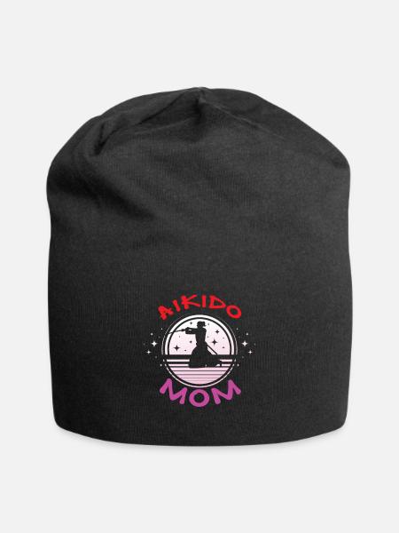 Aikido Mama - Jersey-Beanie - Schwarz