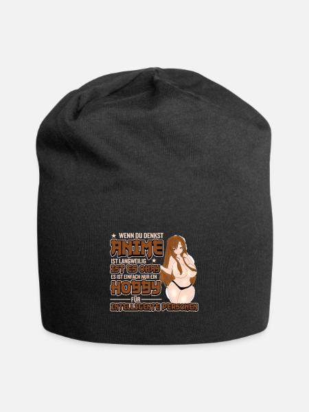 Anime Anime Girl Anime Girl Anime Clothing - Jersey Beanie - black