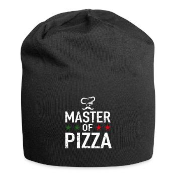 Master Of Pizza - Italy Pizza Master Chef - Jersey Beanie - black - Front