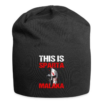 Sparta Malaka Guerriers Grèce Cadeau - Bonnet en jersey - noir - Devant