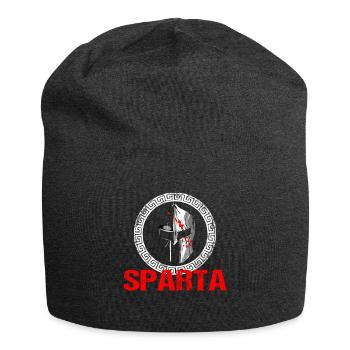 Sparta Krieger Greece Grece Malaka cadeau - Bonnet en jersey - charbon - Devant