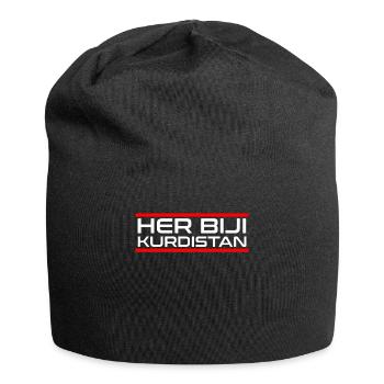 Her Biji Kurdistan Azadi Newroz Rojava Geschenk - Jersey-Beanie - Schwarz - Vorne