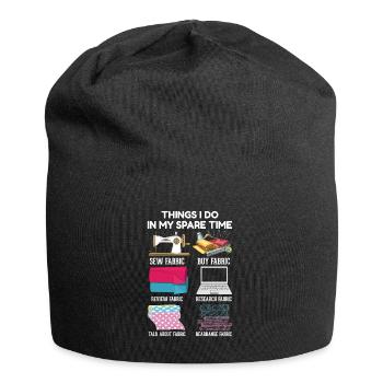 Couture - Bonnet en jersey - noir - Devant