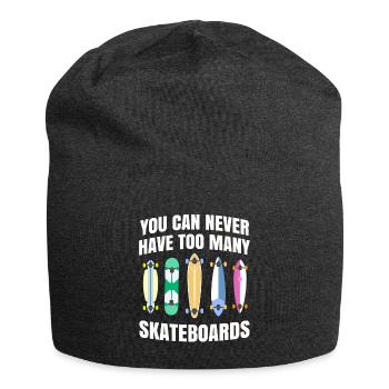 Skateboard - Bonnet en jersey - charbon - Devant