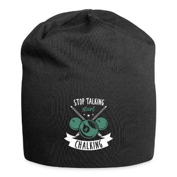 Billiard Billiards Snooker Cue Gift - Jersey Beanie - black - Front