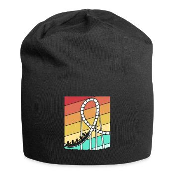 Achterbahn - Jersey-Beanie - Schwarz - Vorne