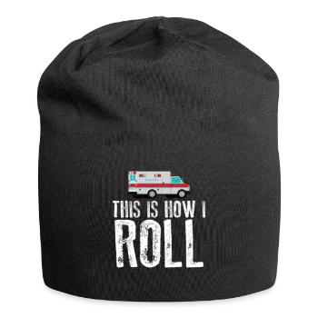 So rolle ich Ambulanz - Jersey-Beanie - Schwarz - Vorne