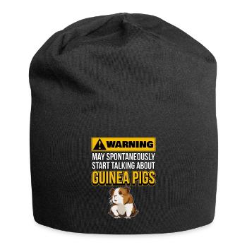 Cobaye May tart Talking About Guinée Pigs - Bonnet en jersey - noir - Devant