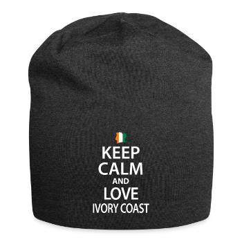 Ivory Coast - Jersey Beanie - charcoal grey - Front