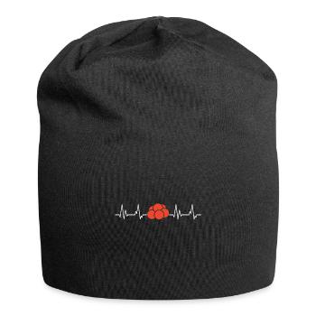 Black Forest girl Bollen heartbeat - Jersey Beanie - black - Front