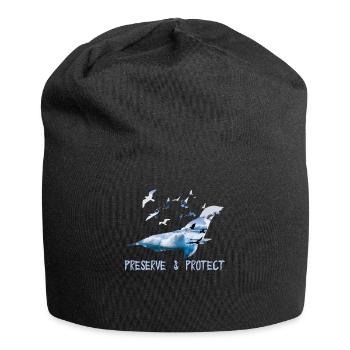 Preserve & Protect Environmental Protection Protection Seal - Jersey Beanie - black - Front
