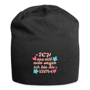 Uroma spruch - Jersey-Beanie - Schwarz - Vorne
