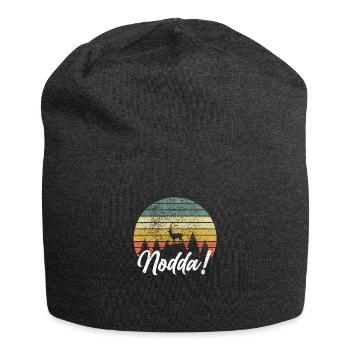 Nodda! Siegerland Siegen Wittgenstein Geschenk - Jersey-Beanie - Anthrazit - Vorne