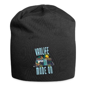Mode On Camper Van - Jersey-Beanie - Schwarz - Vorne