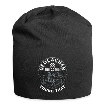 Geocacher Been There Found That Scavenger Hunt - Jersey Beanie - black - Front