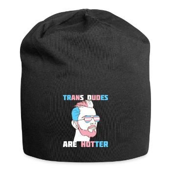 Trans Dudes Are Hotter Transgender Pride Lgbt - Bonnet en jersey - noir - Devant