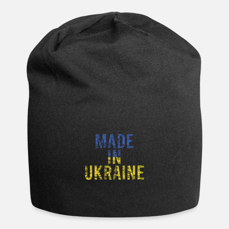 Ukraine - Jersey Beanie - black