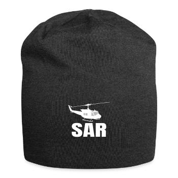 SAR Rescue Aviator Air Rescue Gift - Jersey Beanie - charcoal grey - Front