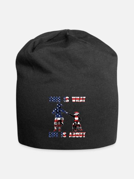 Dirt Bike Life Motocross Is My Life A Father Son - Jersey Beanie - black