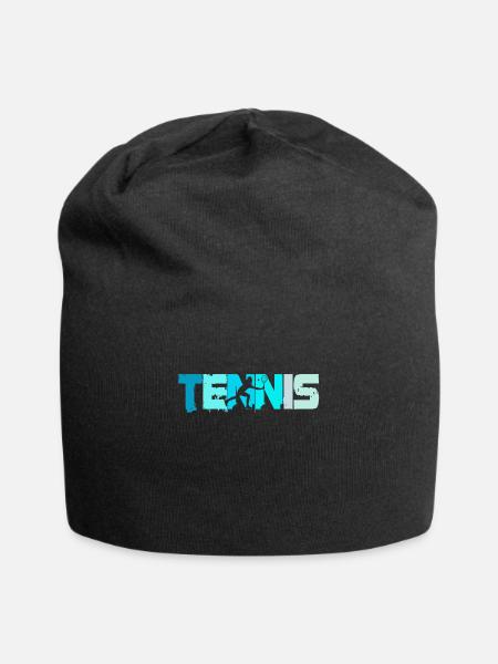 Tennis Entraîneur Tennis joueuse de tennis - Bonnet en jersey - noir