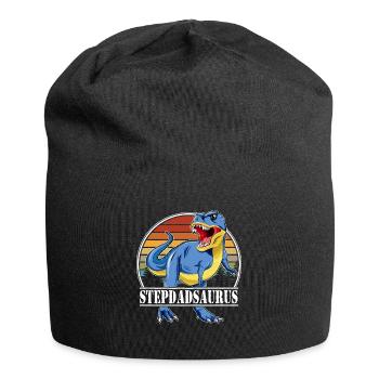 Dinosaur Family - Stepdadsaurus - Jersey Beanie - black - Front