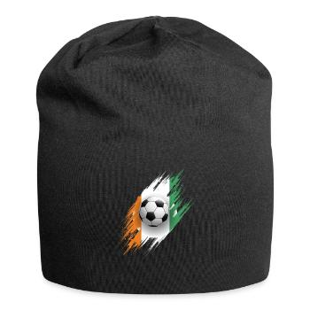 Elfenbeinküste Afrika Geschenkidee - Jersey-Beanie - Schwarz - Vorne