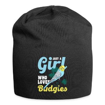 Perruque de perruque de perruque fille cadeau - Bonnet en jersey - noir - Devant