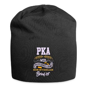 Apothekerin PKA Apotheke Medizin Beruf Medikament - Jersey-Beanie - Schwarz - Vorne