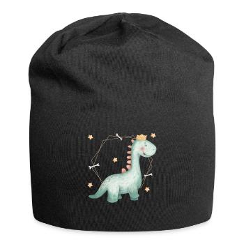 Doux bébé long-col - Bonnet en jersey - noir - Devant