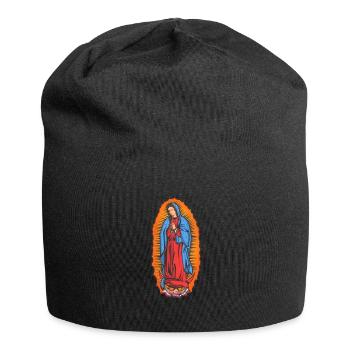Beautiful virgin Our Lady of Guadalupe - Jersey-Beanie - Schwarz - Vorne