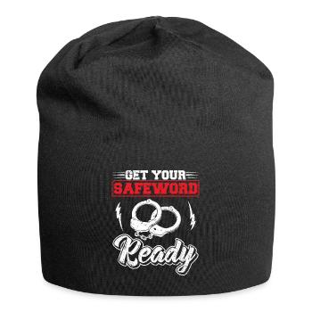 Lustig erhalten Sie Ihre Safeworld Bereit BDSM - Jersey-Beanie - Schwarz - Vorne