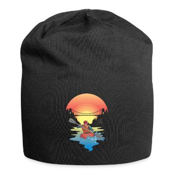 KAYAKS KANU RAFTING PADDEL BOOT Kayaking KAJAK - Jersey Beanie - black - Front