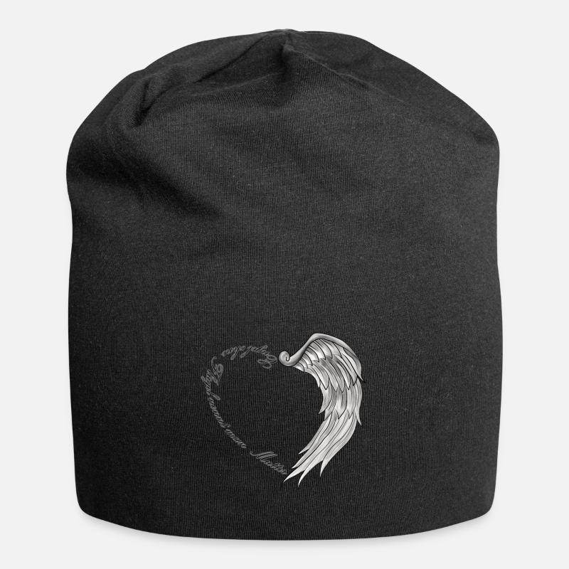 Mütter sind Engel, Mama, Muttertag - Jersey-Beanie - Schwarz