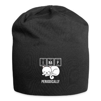 Cat Cats Periodic Table of Elements Cats - Jersey Beanie - black - Front