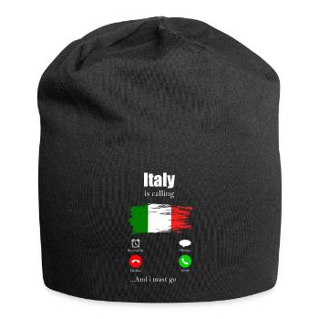 Italy - Jersey Beanie - black - Front