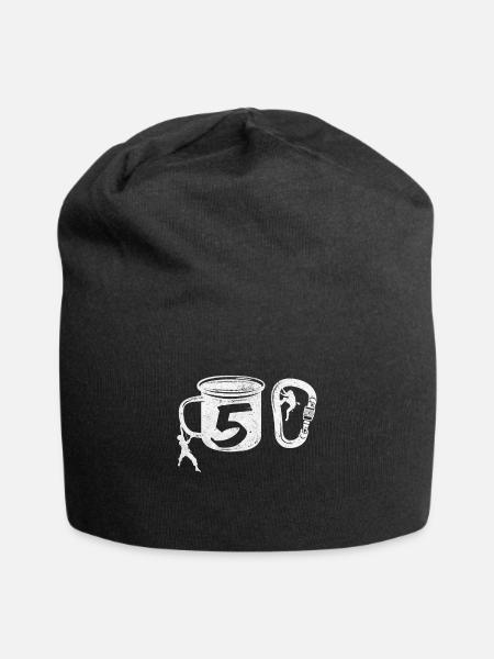 Klettern 50 - Jersey-Beanie - Schwarz