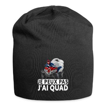 I Can't I Have Quad - Jersey Beanie - black - Front