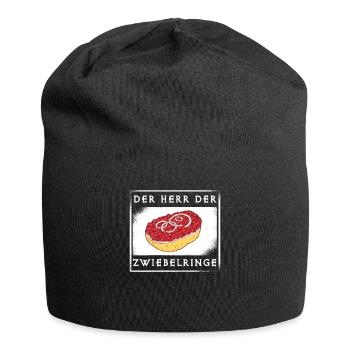 BBQ Grill Barbecue Griller Mettbrötchen lustig - Jersey-Beanie - Schwarz - Vorne
