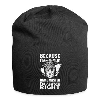 RPG Gamer D20 Dice Pen and Paper Jeu de plateau - Bonnet en jersey - noir - Devant
