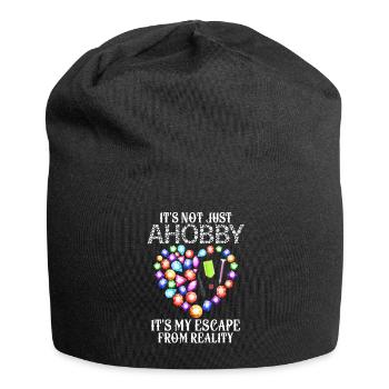 It's Not Just A Hobby It's My Escape From Reality - Jersey Beanie - black - Front